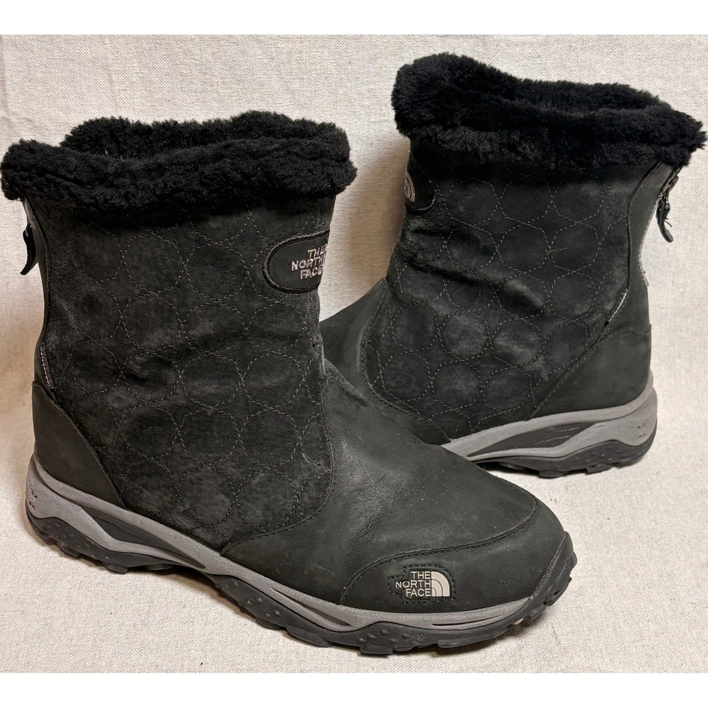 The North Face Womens‎ Bella Alta Primaloft Waterproof Winter Boots Black Sz 10